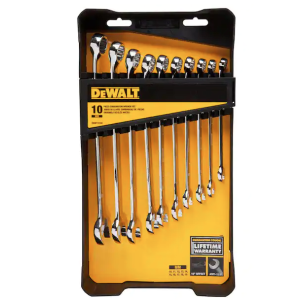 DEWALT Metric Combination Wrench Set (10-Piece)